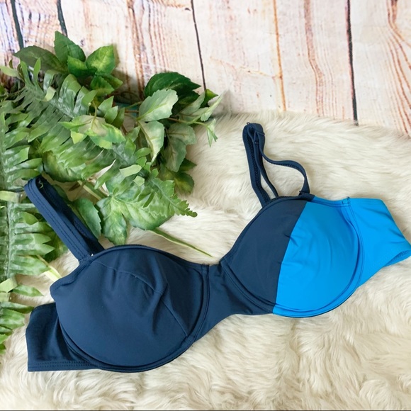 Flagpole Electra Blue Bikini Top Size XL - Picture 2 of 6